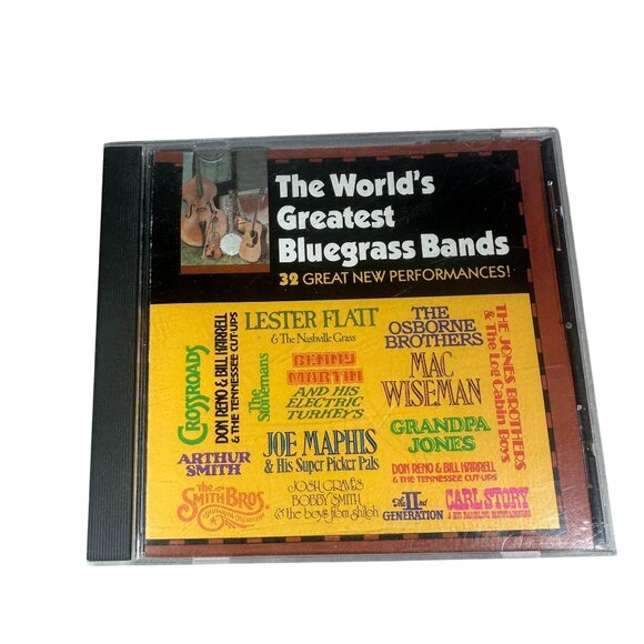 The Worlds Greatest Bluegrass Bands CD 32 New Performances 70 Mins of Music - Picture 1 of 7